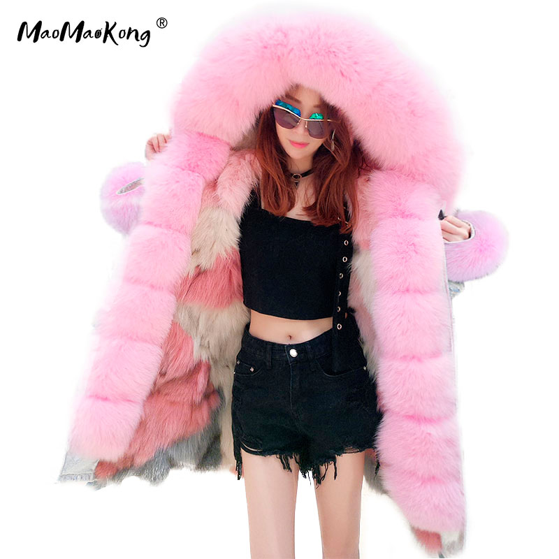 Winter Clothing Brands - MAOMAOKONG jaket panjang musim dingin wanita,