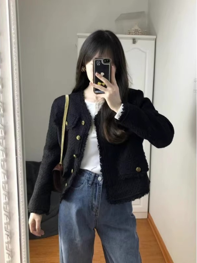 Winter Clothing Pictures - Jaket Hitam Musim Gugur dan Musim