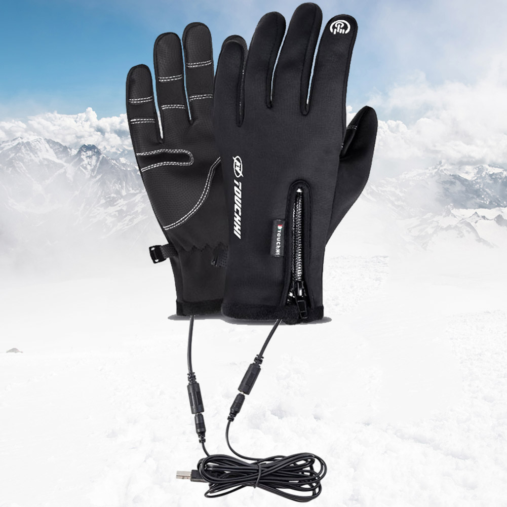 Heated Gloves Electric - Sarung tangan pemanas elektrik layar sentuh,