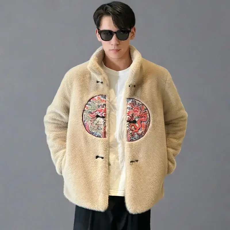 Winter Clothing Brands - Jaket Bulu Musim Dingin Bordir Pakaian