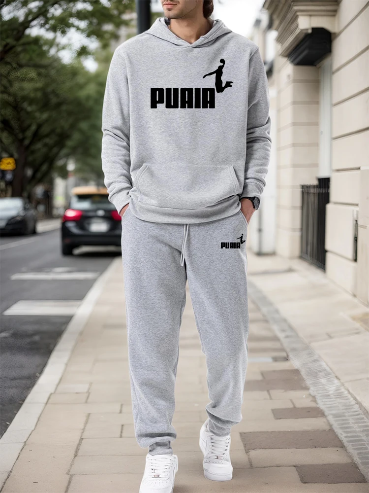 Winter Clothing Hoodie - Setelan Pria/Hoodie/Celana 2026 Musim Gugur Musim
