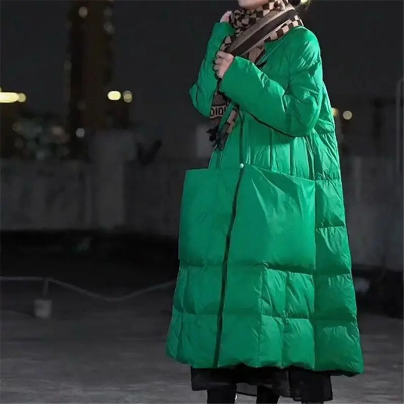 Winter Clothing Brands - Jaket panjang kebesaran wanita, jaket Puffer