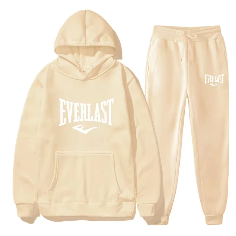 Winter Clothing Hoodie - Pakaian Olahraga Pria EVERLAST, Set Pakaian