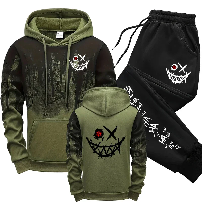 Winter Clothing Hoodie - Setelan Olahraga Kasual Pria Musim Gugur