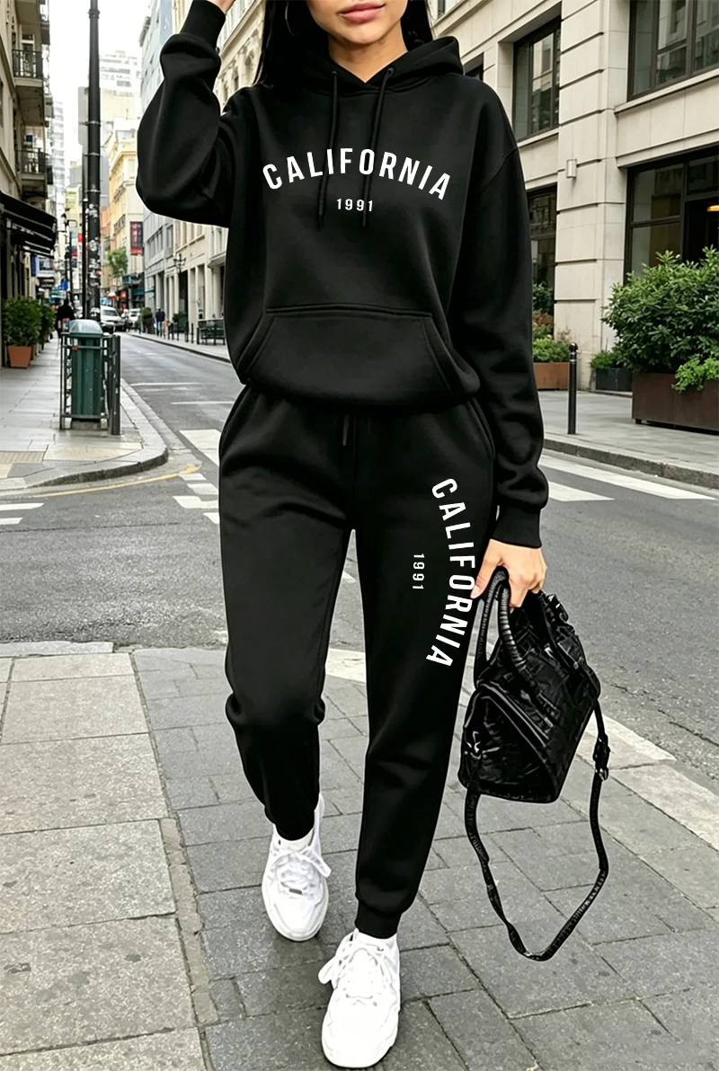 Penjualan Terlaris Setelan Ola - Winter Clothing Hoodie ulasan dan harga