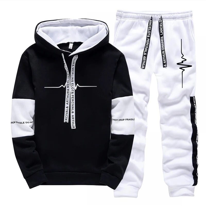 Setelan Olahraga Pria Berkuali - Winter Clothing Hoodie ulasan dan harga