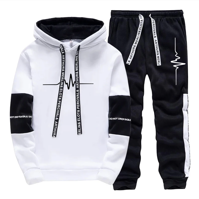 Setelan Olahraga Pria Berkuali - Winter Clothing Hoodie ulasan dan harga