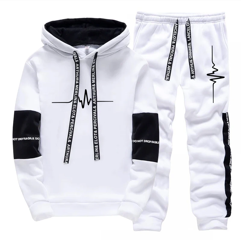 Setelan Olahraga Pria Berkuali - Winter Clothing Hoodie ulasan dan harga
