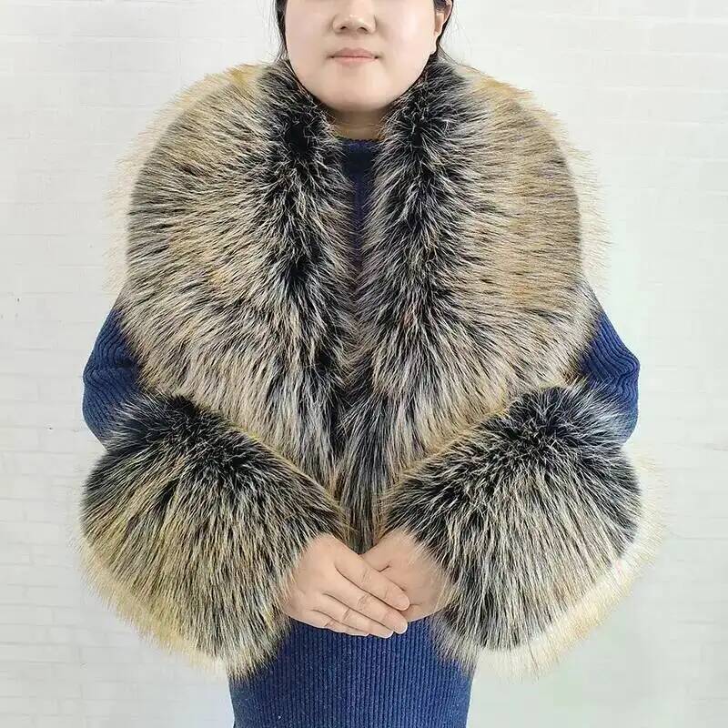 Selendang Bulu Imitasi Rubah B - Winter Clothing Clearance Sale ulasan dan harga