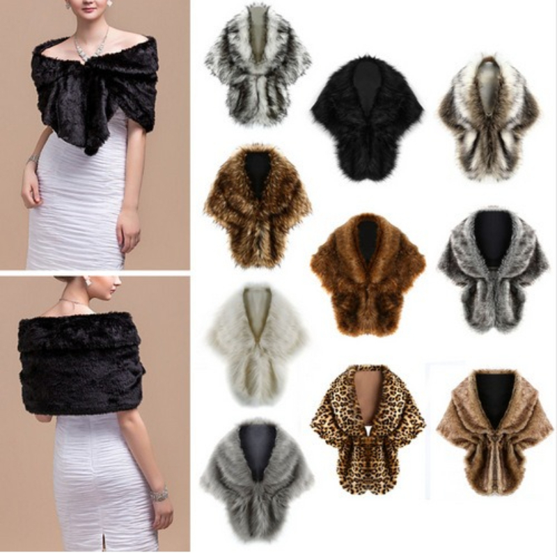 Selendang Bulu Imitasi Warna S - Winter Clothing Clearance Sale ulasan dan harga