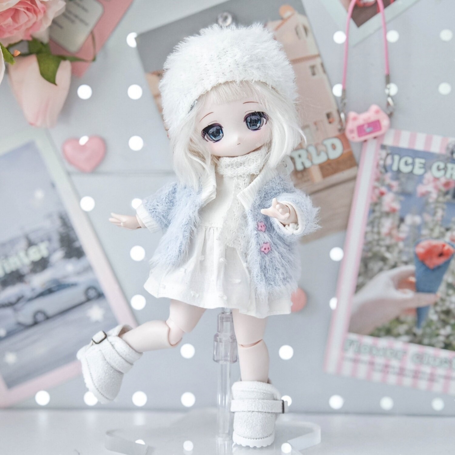 Pakaian Boneka Bonnie Bunny Dr - Winter Clothing Options ulasan dan harga