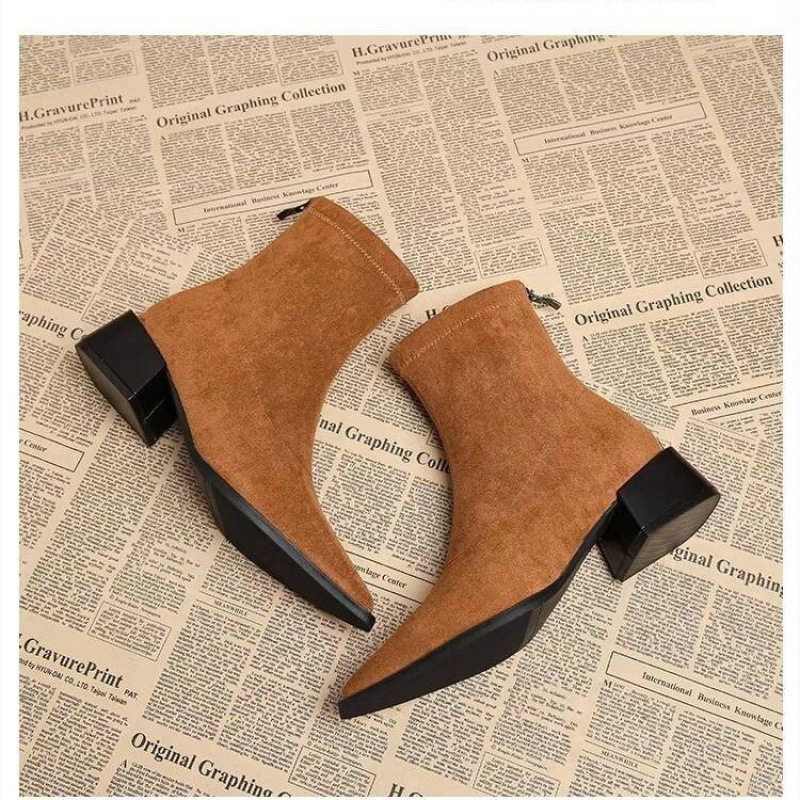 Sepatu Bot Wanita Hak Rendah M - Winter Clothing Clearance Sale ulasan dan harga