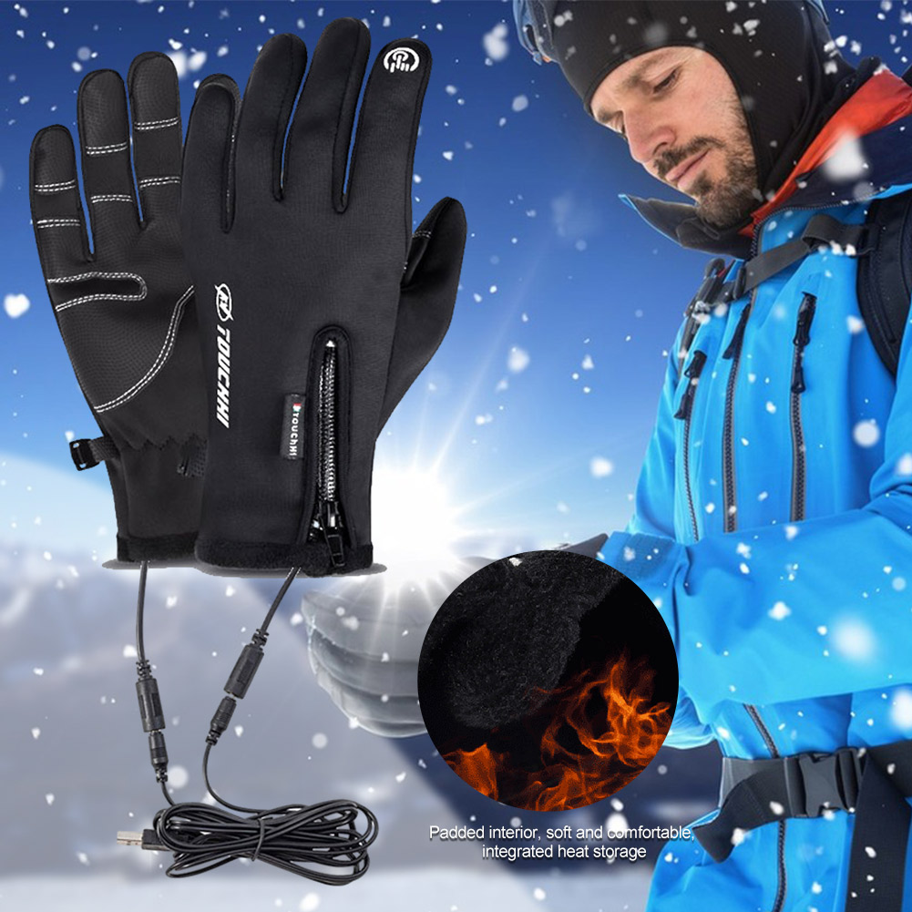 Sarung Tangan Layar Sentuh USB - Heated Gloves Electric ulasan dan harga