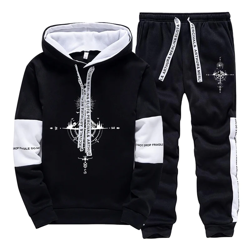 Setelan Olahraga Pria Musim Gu - Winter Clothing Hoodie ulasan dan harga