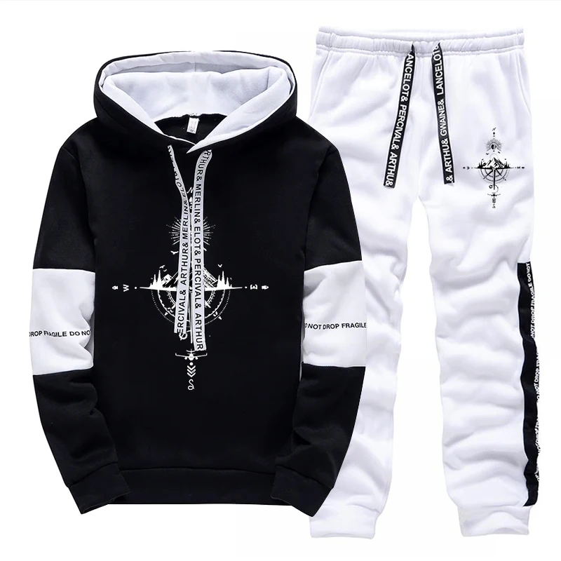 Setelan Olahraga Pria Musim Gu - Winter Clothing Hoodie ulasan dan harga