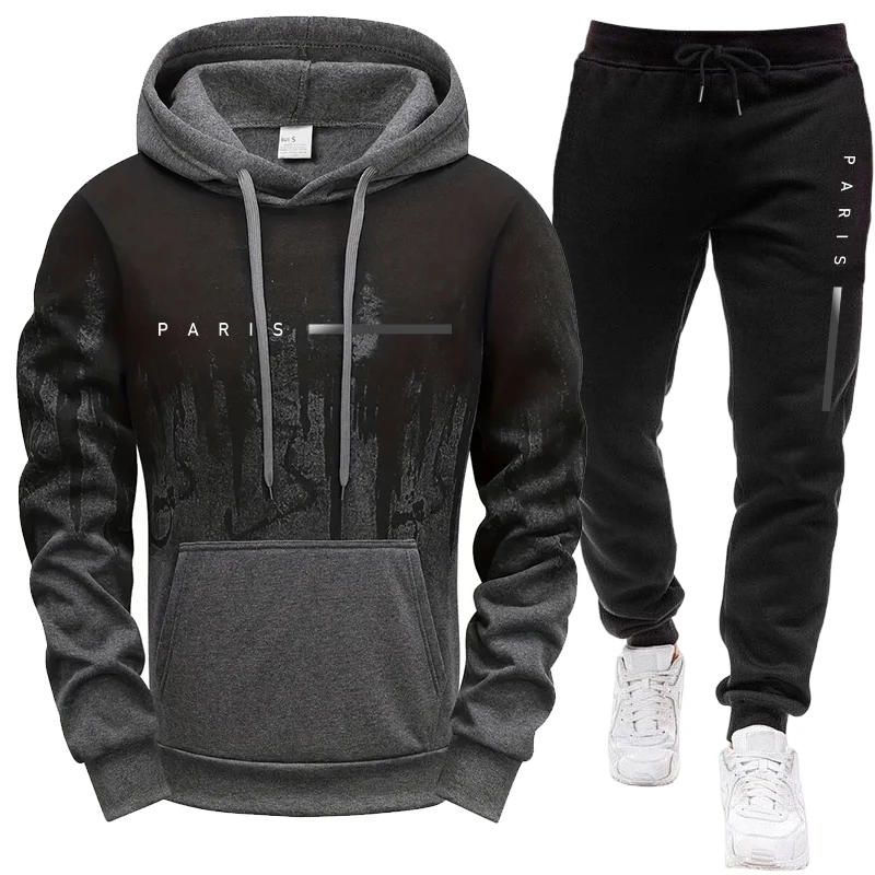 Setelan Pria/Hoodie/Celana Par - Winter Clothing Hoodie ulasan dan harga