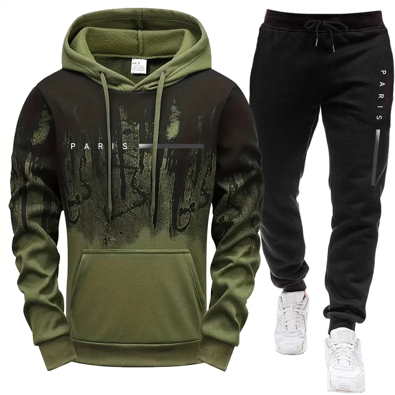 Setelan Pria/Hoodie/Celana Par - Winter Clothing Hoodie ulasan dan harga