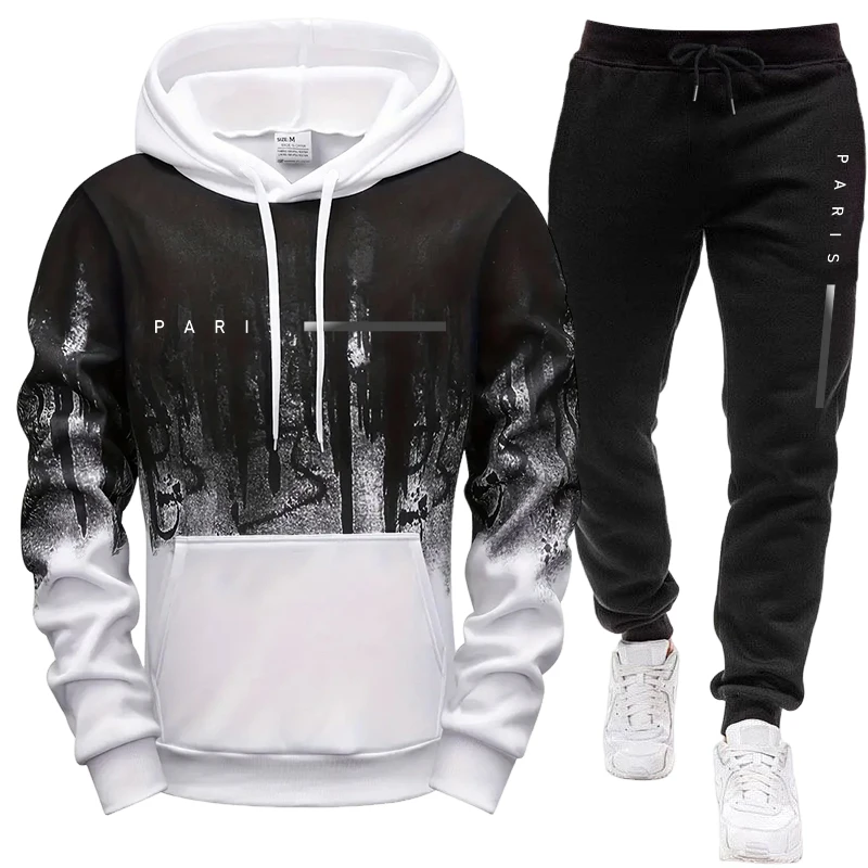 Setelan Pria/Hoodie/Celana Par - Winter Clothing Hoodie ulasan dan harga