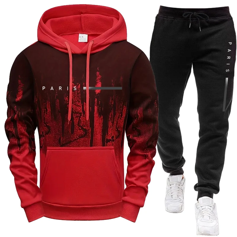 Setelan Pria/Hoodie/Celana Par - Winter Clothing Hoodie ulasan dan harga