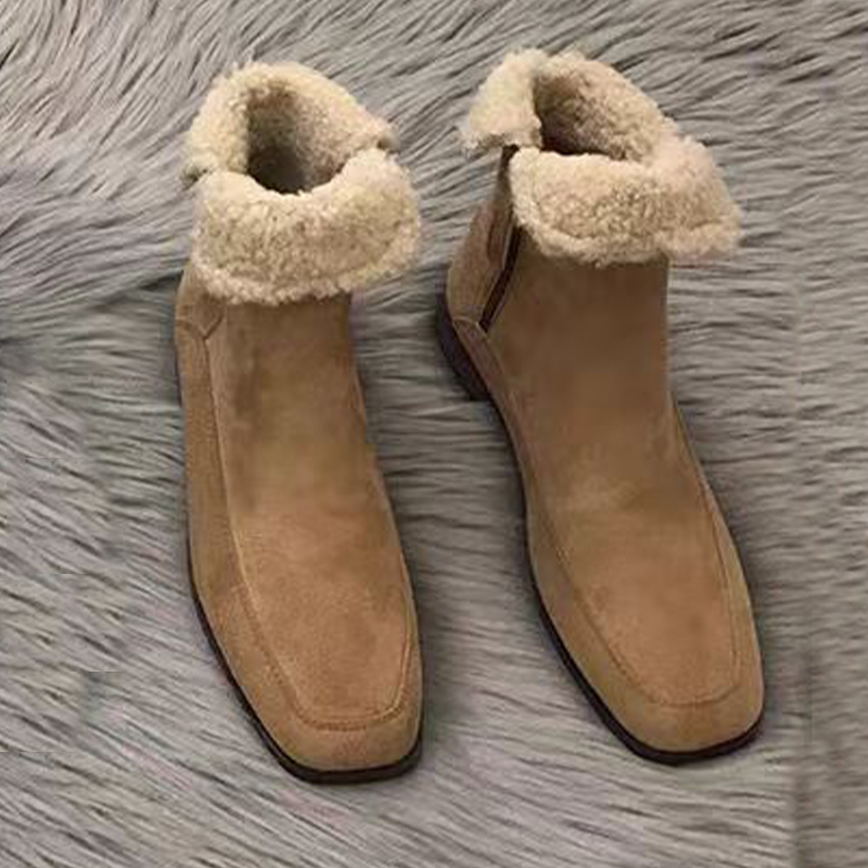 Sepatu Bot Ankle Bulu Baru 202 - Winter Clothing Clearance Sale ulasan dan harga