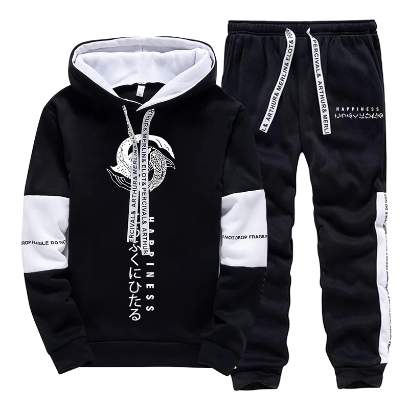 Setelan Olahraga Pria Modis, H - Winter Clothing Hoodie ulasan dan harga