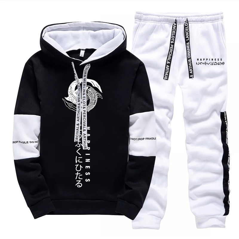 Setelan Olahraga Pria Modis, H - Winter Clothing Hoodie ulasan dan harga