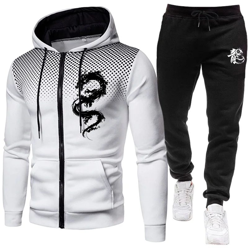 Setelan Pria Motif Naga Paris, - Winter Clothing Kit ulasan dan harga