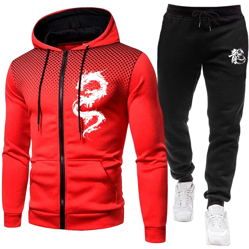 Setelan Pria Motif Naga Paris, - Winter Clothing Kit ulasan dan harga