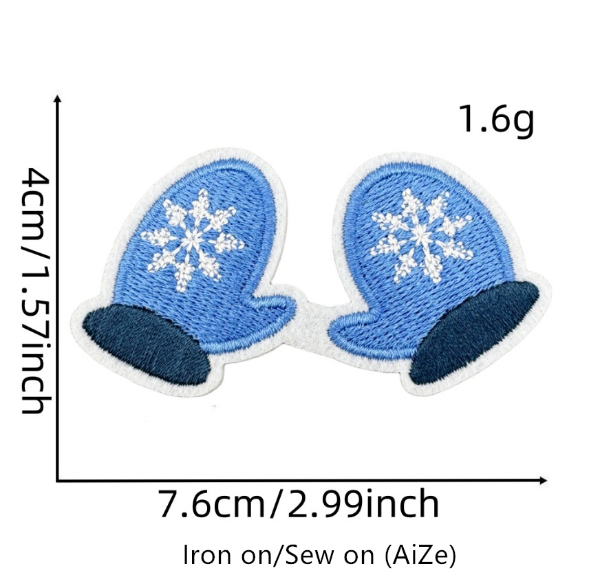10 buah seri Hello Winter patc - Winter Clothing Pictures ulasan dan harga